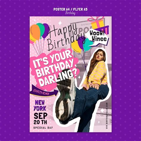 Page 4 | Best Birthday Poster Images - Free Download on Freepik