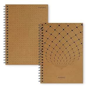 PaperO Professional A5 Dot Grid Notebook | 5MM Dot Design | A5 Size (21 ...