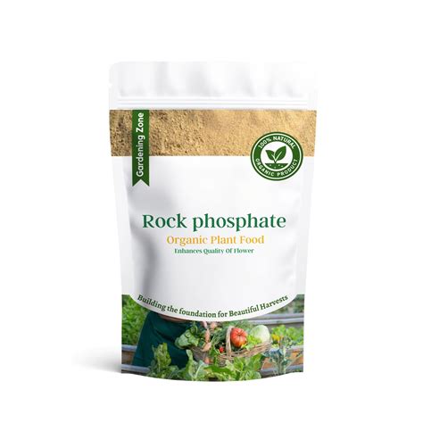 Gardening Zone Rock Phosphate Fertilizer – Natural Root Booster for He