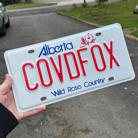 Alberta Custom License Plates – The Original Plate Guys