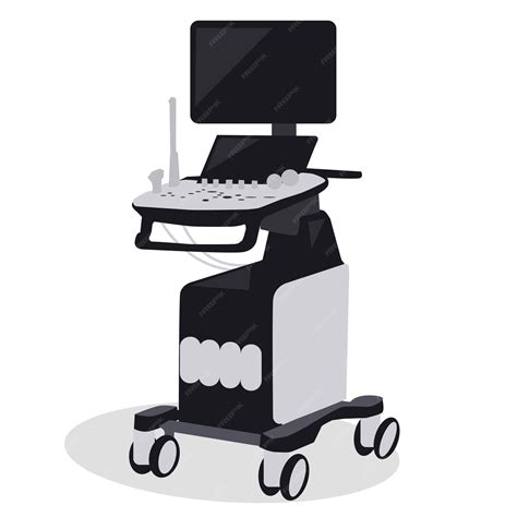 Premium Vector | Modern ultrasound machine in vector