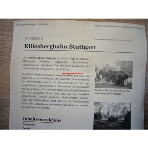 "Tazzelwurm" small train Stuttgart - year of war 1940 - plate ...