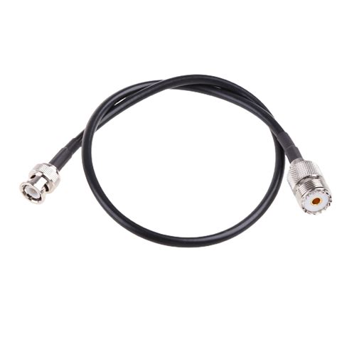 Buy Handheld Antenna Adapter Cable BNC Male to UHF SO-239 Female ...