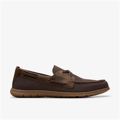 Mens Flexway Tie Beeswax Boat Shoes | Clarks