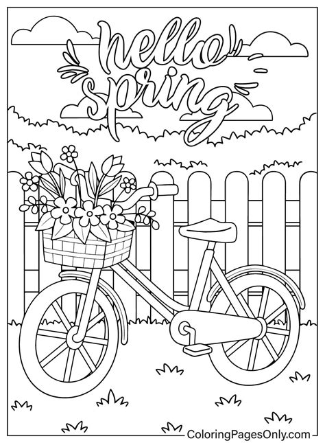 143 Free Printable Spring Coloring Pages