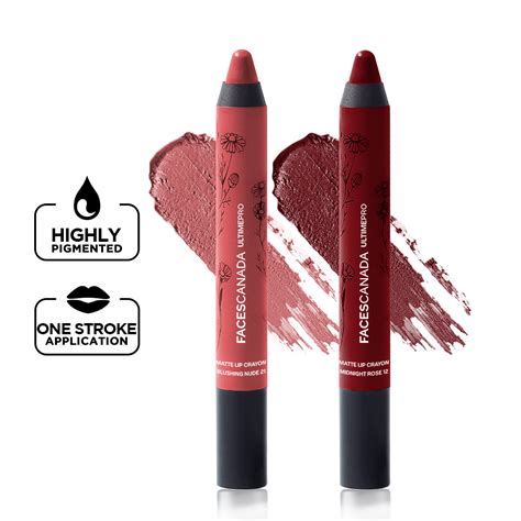 Lip Crayon Combo - Matte Crayon Lipstick Online – Faces Canada