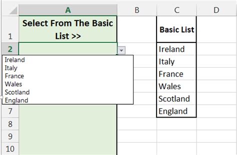 Image result for Sort List Data Validation