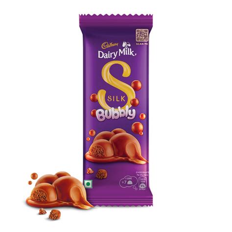 Cadbury Dairy Milk Silk Bubbly Chocolate Bar, 50 g : Amazon.in: Grocery ...