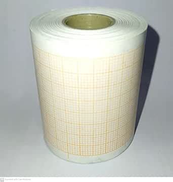 DHIPL - 50 MM X 20 MTR ECG PAPER ROLL ORANGE (SET OF 5) : Amazon.in ...