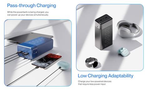 Ambrane 50000mAh Powerbank, 20W Fast Charging, Triple Output (2 USB & 1 ...