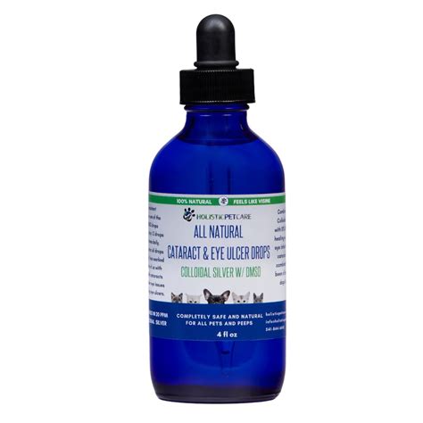 Cataract Eye Ulcer Drops Dogs & Cats - Colloidal Silver