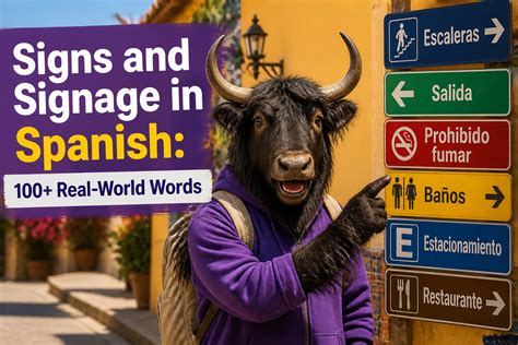 Signs and Signage in Spanish