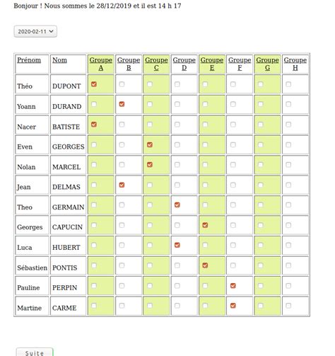 Generer Un Tableau HTML a L'Aide De PHP 的图像结果