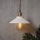 Buy Homesake® Single Black Cone Pendant with Antique Holder, E27 ...