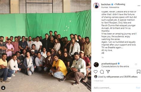 Abhishek Bachchan feels 'overwhelmed' by love, support for 'Breathe ...