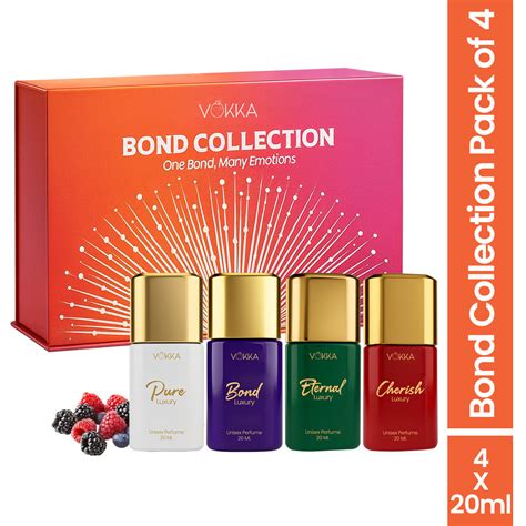Buy Vokka Bond Collection Luxury Long Lasting Unisex Perfume Gift Set ...