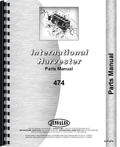 International Harvester 474 Tractor Parts Manual : Amazon.in ...