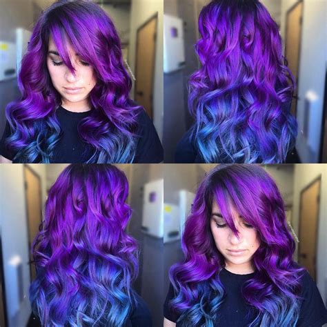Purple And Blue Hair Color Ideas