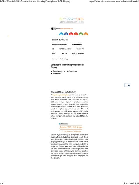 Image result for LCD Tutorial