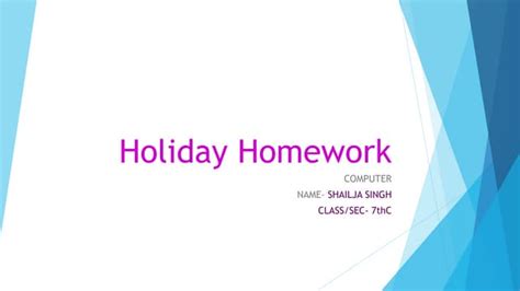 Framework for Holiday Homework 的图像结果