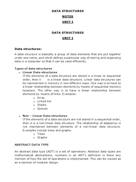 Data Structure Lecture Notes 的图像结果