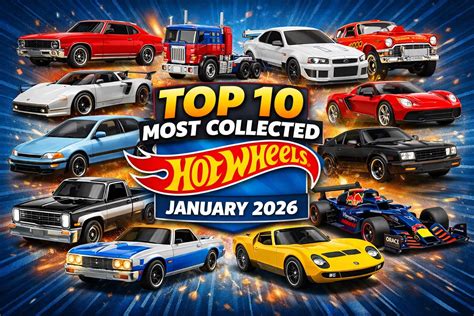 Top 10 Most Collected Hot Wheels Cars January 2026