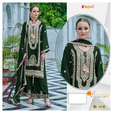 Fepic Crafted Needle CN-1000 Wholesale Readymade Indian Pakistani Suits ...