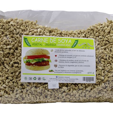 Carne de soya (granulada) (400 g) – Teresita´s Natural