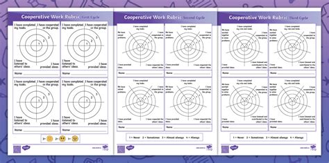 Self-assessment and Co-assessment Targets (teacher made)