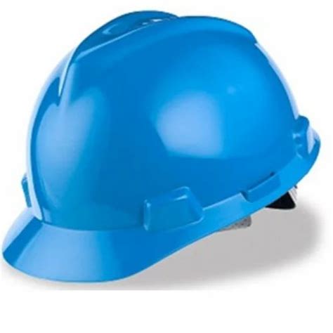 Safety Helmet - MSA Safety Helmet V Gard 500 Shell Vented Blue Trader ...