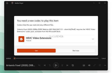 HEVC Codec Microsoft 的图像结果