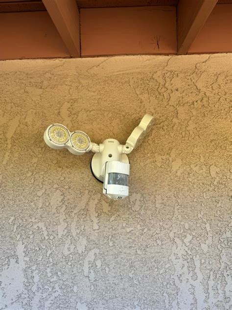 SANSI 180-Degree 300-Wattage Equivalent Hardwired LED White 2-Head ...