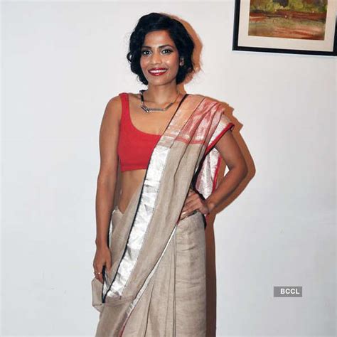 Priyanka Bose strikes a pose as she arrives for the launch of Sreemoyee ...