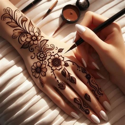 Henna back hand mehndi design - mehndidesign