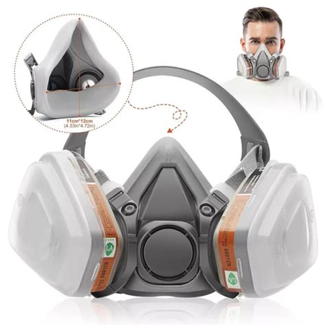 7 in 1 Half Face Gas Mask Facial Chemical Spray India | Ubuy