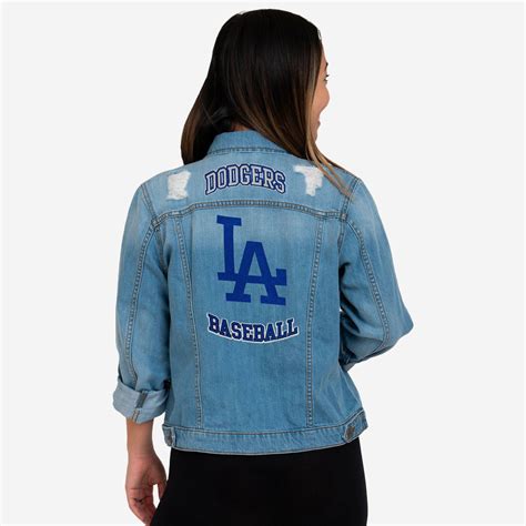 Los Angeles Dodgers Womens Denim Days Jacket FOCO