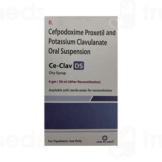 Ce Clav Ds Dry Syrup 30 Ml - Uses, Side Effects, Dosage, Price | Truemeds