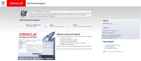 Oracle MySupport MOS Fee 的图像结果