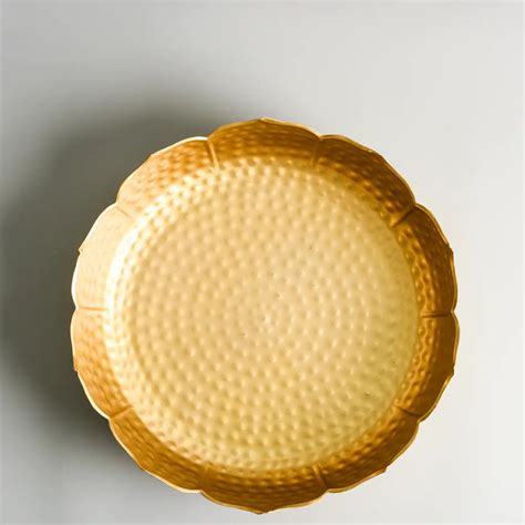 Flower Shaped Metal Urli Set Of 3 – Samskara Home