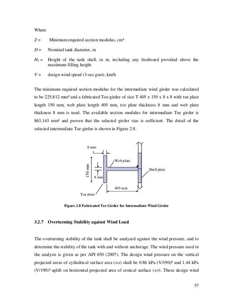 Image result for API 650 Tank Design