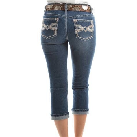 Pure Western Womens Lexi Denim Capri Pants