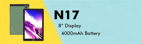 IKALL N17 4G Tablet | 8" HD Display, 1.6GHz Octa-Core, 3GB RAM, 32GB ...