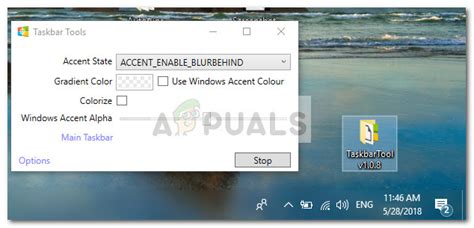 How to Get Permanent Translucent Taskbar without App 的图像结果