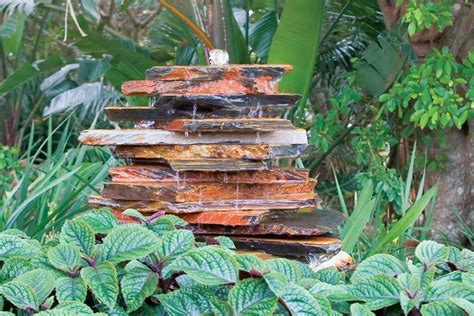 DIY Slate Cladding Water Feature 的图像结果