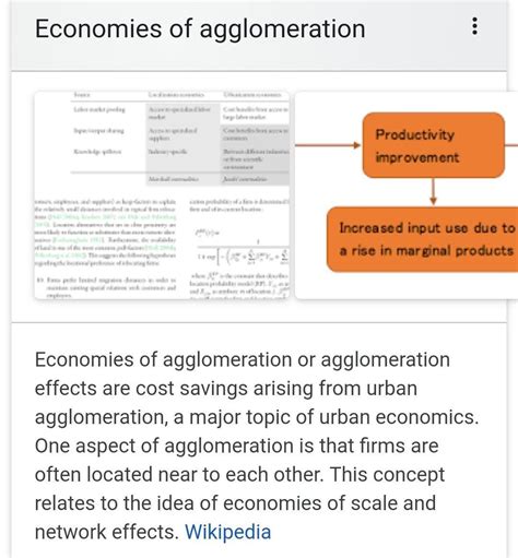aglomeration economies - Brainly.in