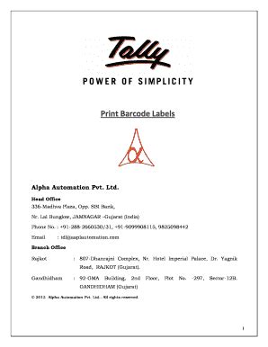 Fillable Online Print Barcode Labels Fax Email Print - pdfFiller