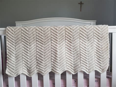 Free Chevron Crochet Baby Blanket Pattern How To Make A Ripple Blanket