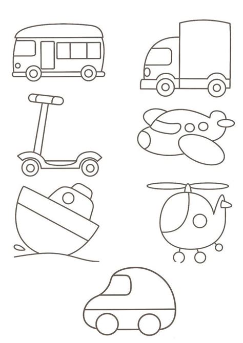 Transportation Coloring Pages 的图像结果