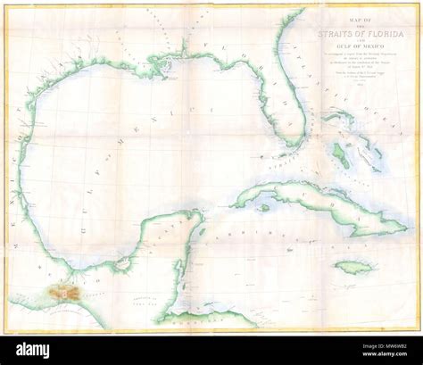 . Map of the Straits of Florida and Gulf of Mexico. To accompany a ...