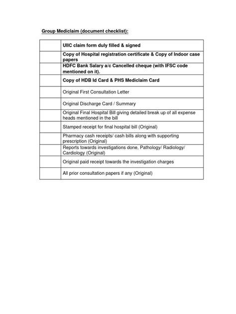 Document Checklist Example 的图像结果